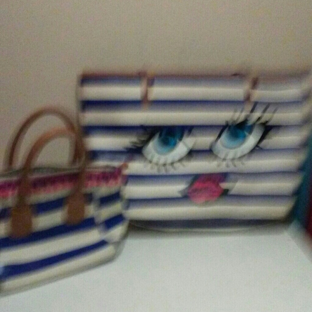 Over night bag w/matching purse